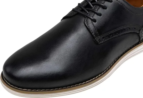Vista 6 de Vostey Zapatos de vestir para hombre, zapatos de vestir casuales de cuero para hombres, zapatos Oxford de negocios de cuero para hombres