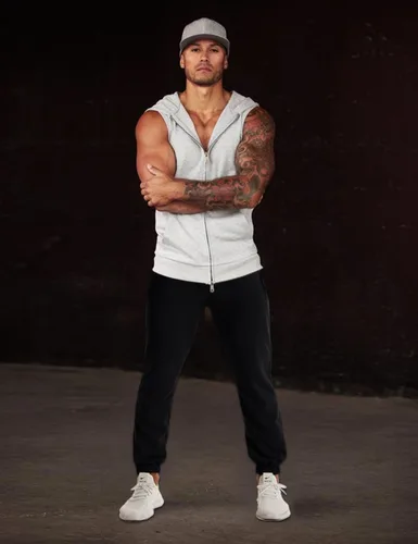 Vista 6 de GYMBULLFIGHT Pantalones deportivos para hombre, para gimnasio, correr, entrenamiento, pantalones deportivos con cordón y bolsillos