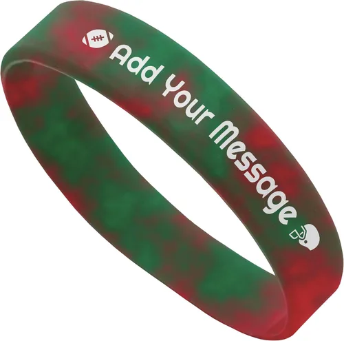Vista 42 de 10-2000 piezas de pulseras de goma personalizadas con texto - Pulseras de silicona personalizadas a granel para conciencia, eventos, apoyo, regalos
