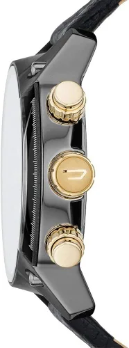 Vista 2 de Diesel Relojes reloj de desbordamiento Negro