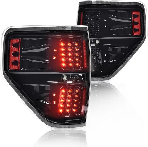 Vista 13 de G-PLUS Luces Traseras Lámpara Trasera, Compatible con Ford F150 2/4 Puertas 2009-2014, No Compatible con Modelos Flareside, No Compatible