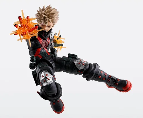 Vista 7 de TAMASHII NATIONS - Figura de acción S.H.Figuarts de Katsuki Bakugo de My Hero Academia -El Principio