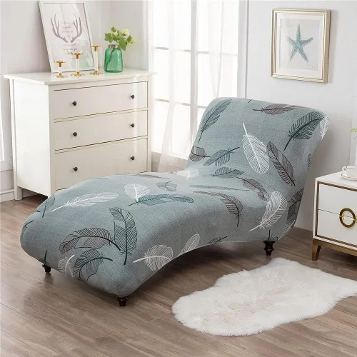 Vista 15 de Funda elástica para tumbona, funda elástica para silla de lujo, para sala de estar, muebles de interior, fundas para tumbona ultra suaves y lavables