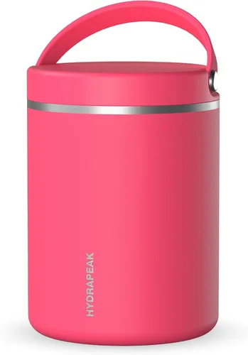 Vista 20 de Hydrapeak Tarro de alimentos aislado al vacío de acero inoxidable de 18 onzas para alimentos calientes y alimentos fríos, tarro de sopa a prueba