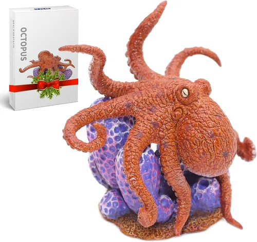 Vista 15 de Gemini&Genius 10 juguetes de tiburón, 5-6 pulgadas, animales marinos del océano, juguetes para tina, juego de figuras realistas de tiburón