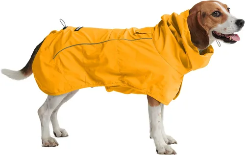 Vista 62 de Spark Paws - Chaqueta impermeable para perros, resistente al viento, para perros pequeños, medianos, grandes y extragrandes, traje reflectante