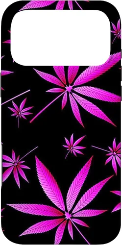 Vista 22 de Weed Reggae Marihuana Cannabis 420 Pot Weed Leaf Stoner - Funda de regalo para iPhone 17