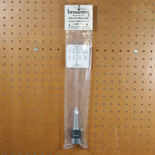 Vista 6 de Browning® BR-176-S Antena UHF de 200 vatios de 450 MHz a 470 MHz con ganancia de 3 dBd y montaje NMO