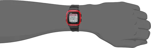 Vista 2 de Casio Mens W96H-1AV Stainless Steel Sport Watch with Black Band