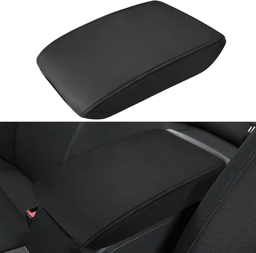 Vista 10 de INTGET Funda de reposabrazos de consola central para accesorios de VW Volkswagen Jetta 2012 2013 2014 2015 2016 20172018 Cojín de apoyo para el Negro