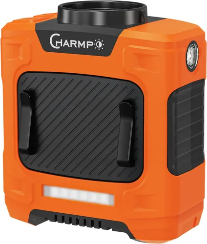 Vista 10 de Ventilador de cintura portátil – Batería de 6000 mAh, 3 velocidades, flujo de aire fuerte, hasta 16 horas de tiempo de trabajo, ventilador portátil