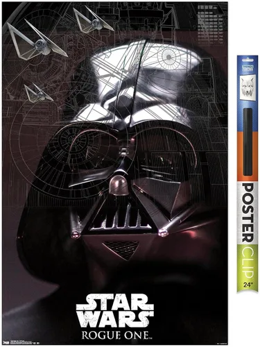 Vista 13 de Trends International Star Wars: Rogue One - Póster de pared de Lord Sith, 14.725 x 22.375 pulgadas, versión enmarcada de madera de granero