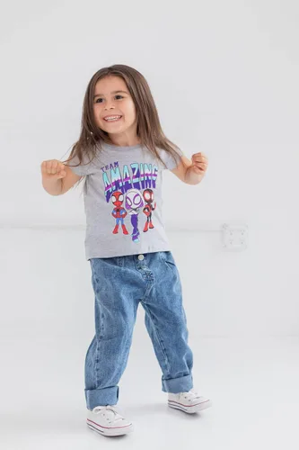 Vista 2 de Marvel Spidey and His Amazing Friends - Paquete de 2 camisetas para niñas pequeñas