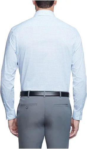 Vista 2 de Calvin Klein Camisas de vestir para hombre, sin planchado, elásticas, ajuste regular