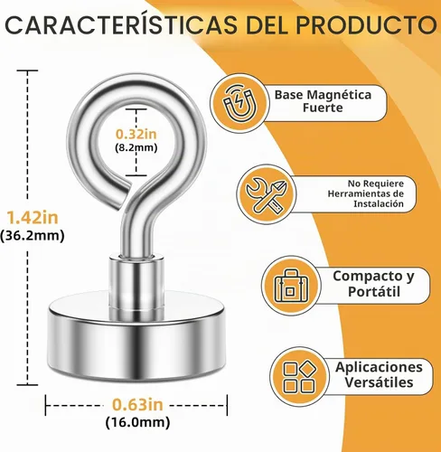 Vista 2 de FINDMAG Ganchos magnéticos, 28LB+ Ganchos magnéticos para cabinas