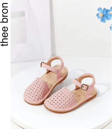 Vista 28 de THEE BRON Sandalias cómodas para niñas, zapatos para niños, sandalias rellenas