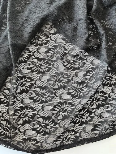 Vista 6 de Velos de mantilla suaves y cómodos 5 colores estilo español encaje infinito velo mantilla latina