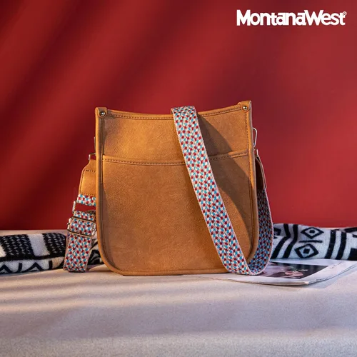 Vista 6 de Montana West Bolsos cruzados para mujer, bolsos de hombro tipo cubo