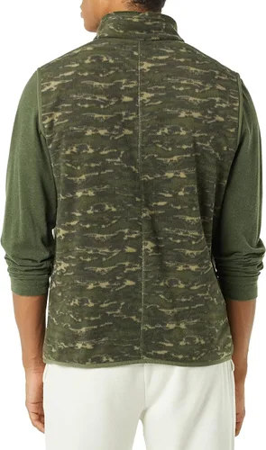 Vista 3 de Tienda Essentials Men's Full-Zip Polar Fleece Vest (Available in Big & Tall)
