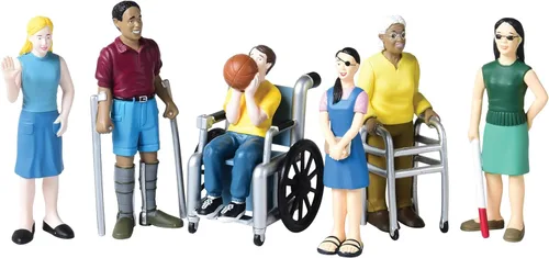 Vista 10 de Cre8tive Minds Juego de Simulación Familias Multiculturales, Figuras de Juguete Diversas para Niños, Detalles Realistas, Juguetes de Aprendizaje