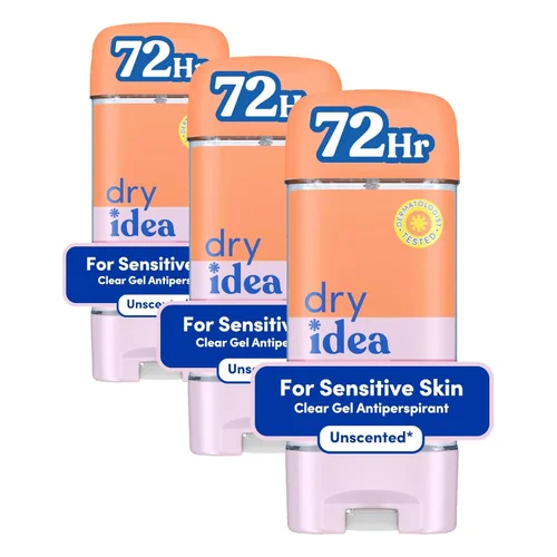 Vista 10 de Dry Idea Desodorante y antitranspirante en aerosol seco sin fragancia para mujeres, hipoalergénico para pieles sensibles, protección contra el sudor