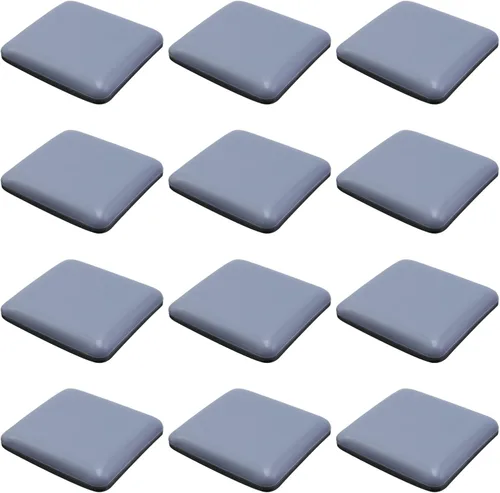 Vista 17 de Antrader Paquete de 12 alfombrillas deslizantes rectangulares para muebles, protector de suelo, posavasos mágicos antiabrasión, para mover muebles