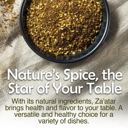 Vista 8 de Zaatar Spice7 Oz Natural Za'atar condimento
