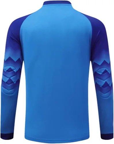 Vista 3 de TiaoBug Camiseta de portero de gladiador para niños y niños, camiseta de portero acolchada, uniforme de entrenamiento de equipo deportivo