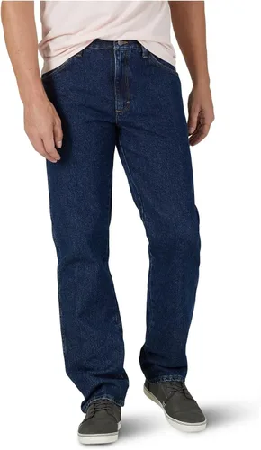 Vista 9 de Wrangler Authentics - Pantalones de mezclilla clásicos de 5 bolsillos, ajuste regular, para hombre de algodón
