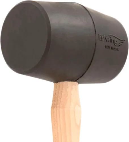 Vista 3 de Estwing DH-12 - Mazo de goma Deadhead de 12 onzas, mango de madera, color negro
