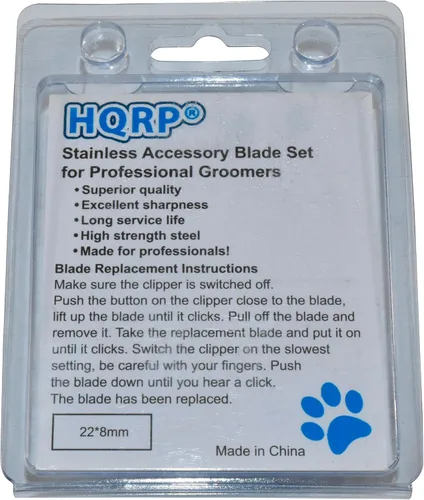 Vista 3 de HQRP Cuchilla para cortar animales compatible con Oster Tamaño-4F CryogenX Professional Pet Grooming