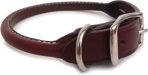 Vista 3 de Auburn Leathercrafters Collar de perro enrollado - 18 Verde