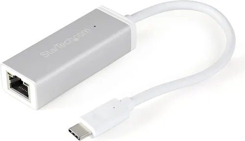 Vista 11 de StarTech adaptador de red de NIC con conexión Gigabit Ethernet y puerto USB, Negro