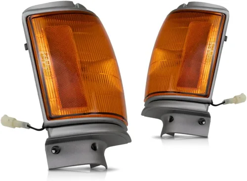 Vista 5 de Par de luces de estacionamiento para Toyota Pickup 1987-1988, lado del conductor y del pasajero 2WD; STD; negro TO2520115 TO2521117 81620-89162
