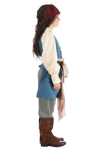 Vista 7 de Disfraz de Capitán Jack Sparrow para Niños de Piratas del Caribe de Disney Multicolor