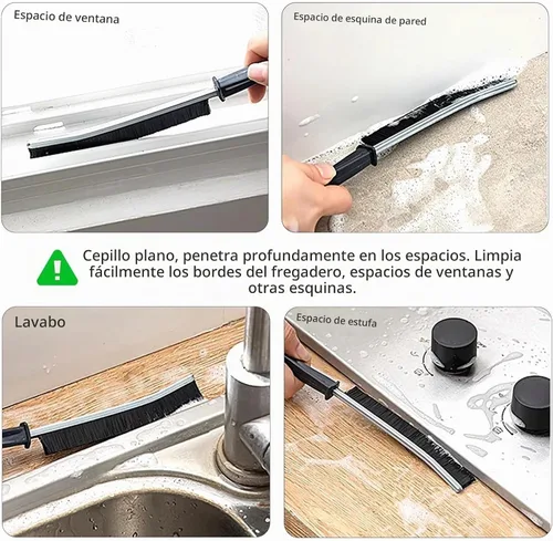 Vista 8 de Kit de limpiador de ventilación de secadora de 5 piezas, accesorio universal para manguera de vacío y cepillo flexible para limpieza rápida