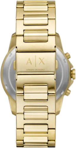 Vista 3 de Armani Exchange Reloj de vestir cronógrafo para hombre con correa de acero inoxidable o cuero