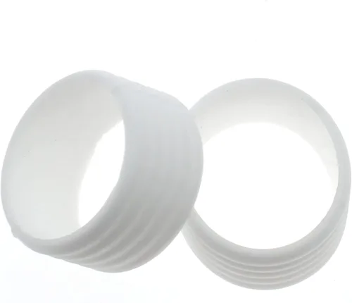 Vista 5 de FDXGYH Agarre para raqueta de tenis, anillo de goma con agarre antideslizante para raqueta de tenis de bádminton absorbente en su lugar, color negro