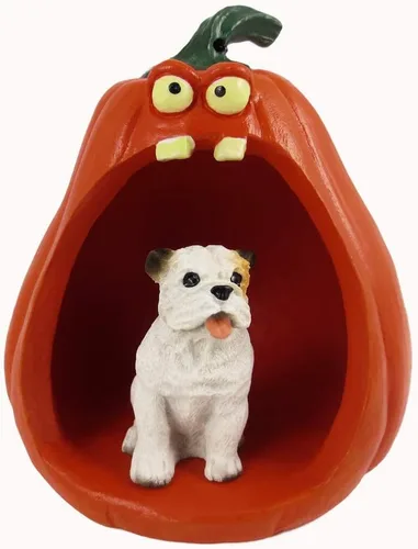 Vista 144 de Conversation Concepts Figura de Corgi galés de Halloween y calabaza Welsh Corgi Pembroke