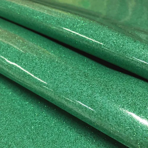 Vista 12 de Tela de vinilo brillante, hojas de piel sintética con purpurina suave, material brillante, ideal para hacer bolsas de tapicería, lazos para el pelo