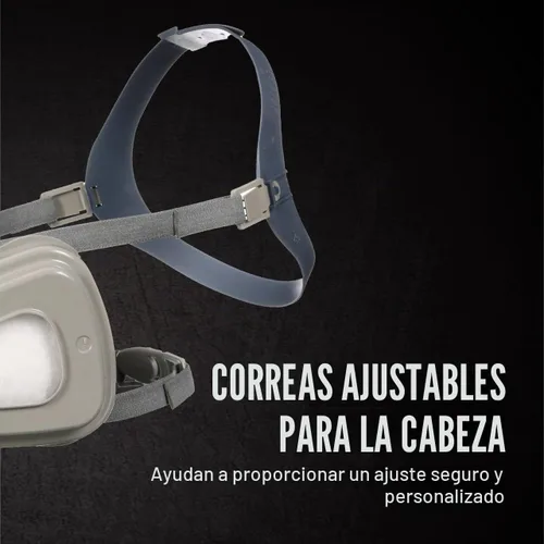 Vista 7 de 3M Máscara respiradora para pintor profesional