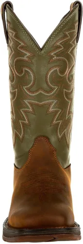 Vista 4 de Durango Botas Rebel Western para hombre Cactus de café