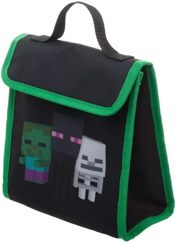 Vista 4 de Minecraft Juego de mochila Minecraft de 4 piezas para niños gris talla única