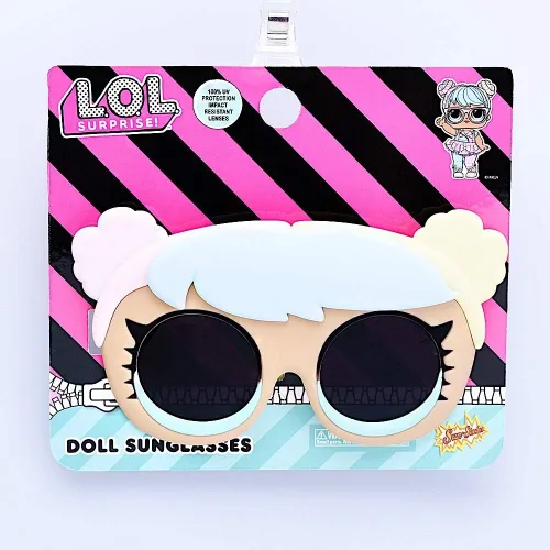 Vista 2 de Sun-Staches Officiall LOL Surprise Bon Lil' Personajes, lentes de sol para disfraces, recuerdos de fiesta, tonos UV, multicolor, talla única (SG3595)