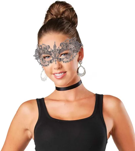 Vista 5 de 2 máscaras de encaje para mujer, para bailes de baile, carnaval de Halloween, fiesta veneciana