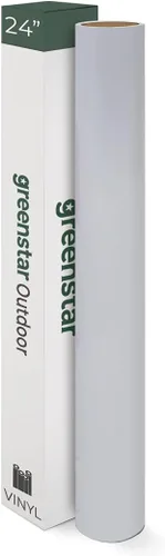 Vista 18 de Greenstar Sign - Calcomanías de vinilo autoadhesivas para exteriores, 3 mil 24 x 10 yardas, color blanco antiguo