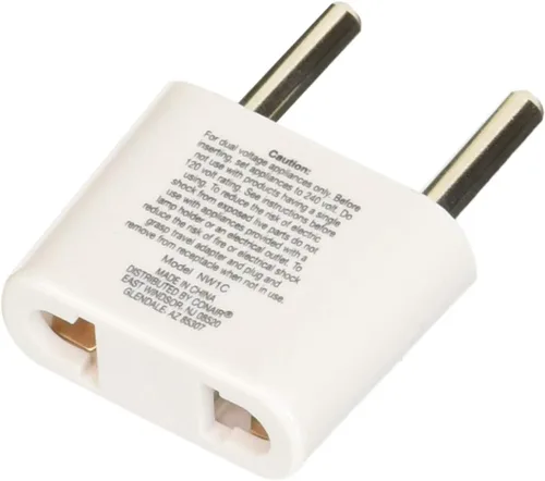Vista 2 de Conair Adaptador de enchufe de viaje, adaptadores de enchufe universales para viajes en todo el mundo por Travel Smart
