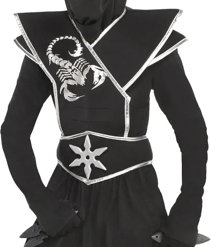 Vista 3 de Amscan Black Ops Ninja Child Costume