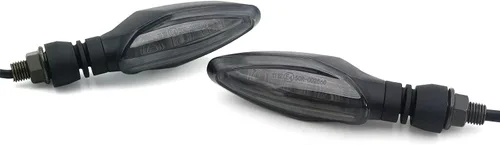 Vista 10 de Luz de señal de giro LED universal para Kawasaki para Honda para Yamaha para Suzuki - Lente ámbar