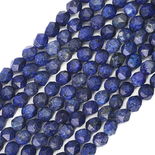 Vista 17 de BEADIA Cuentas redondas de facetas de piedra natural de amazonita de 6 mm para hacer joyas, tira de 36 cm